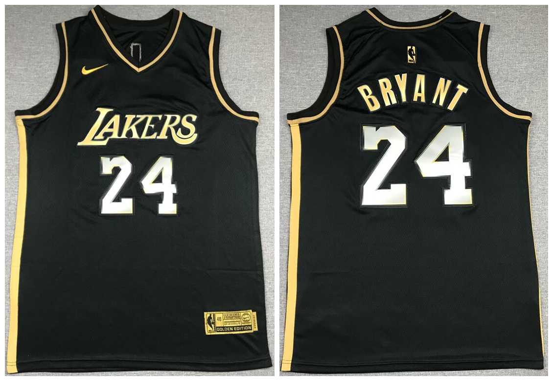 Lakers 24 Kobe Bryant Black Gold 2021 Nike Swingman Jersey,We sell and wholesale Lakers 24 Kobe Bryant Black Gold 2021 Nike Swingman Jersey on line form chian!